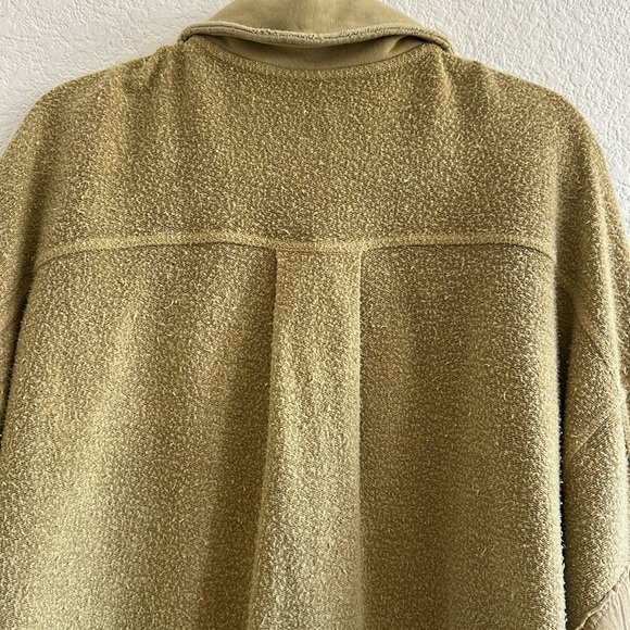Free People Ruby Shirt Fleece Oversized Button-down Shacket Jacket - Picture 8 of 10